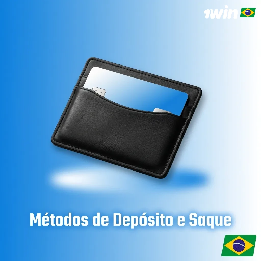 Ícones de métodos de pagamento incluindo Pix, criptomoedas e carteiras digitais para depósito e saque na plataforma
