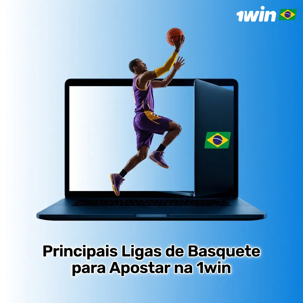Basketball leagues covered by 1win betting platform including NBA, NBB, EuroLeague, and international competitions