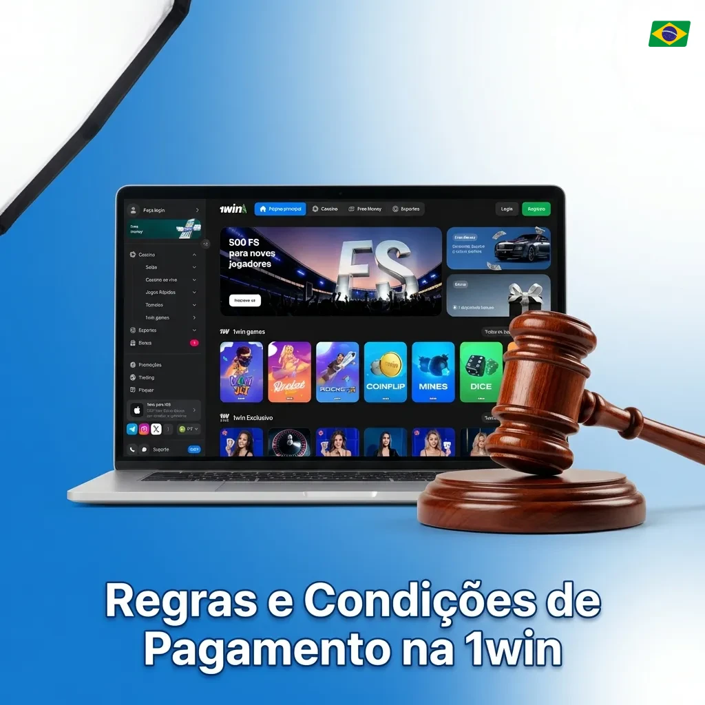 Checklist de regras de pagamento da 1win incluindo verificação de identidade e requisitos de transações financeiras
