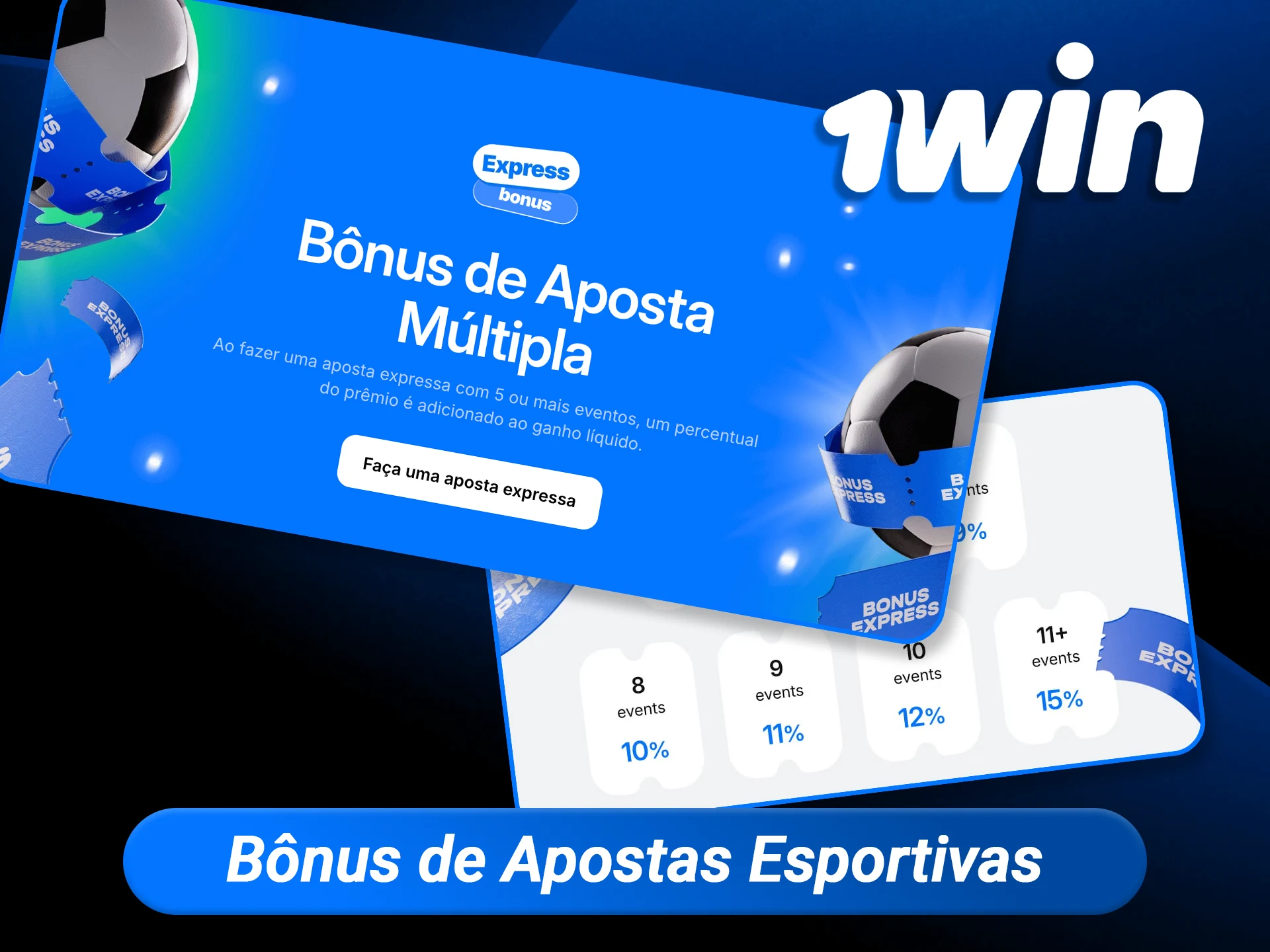 Turbine seus palpites no futebol e em outras modalidades com o bônus de apostas esportivas da 1win, garantindo cotações melhoradas e créditos adicionais no seu saldo.
