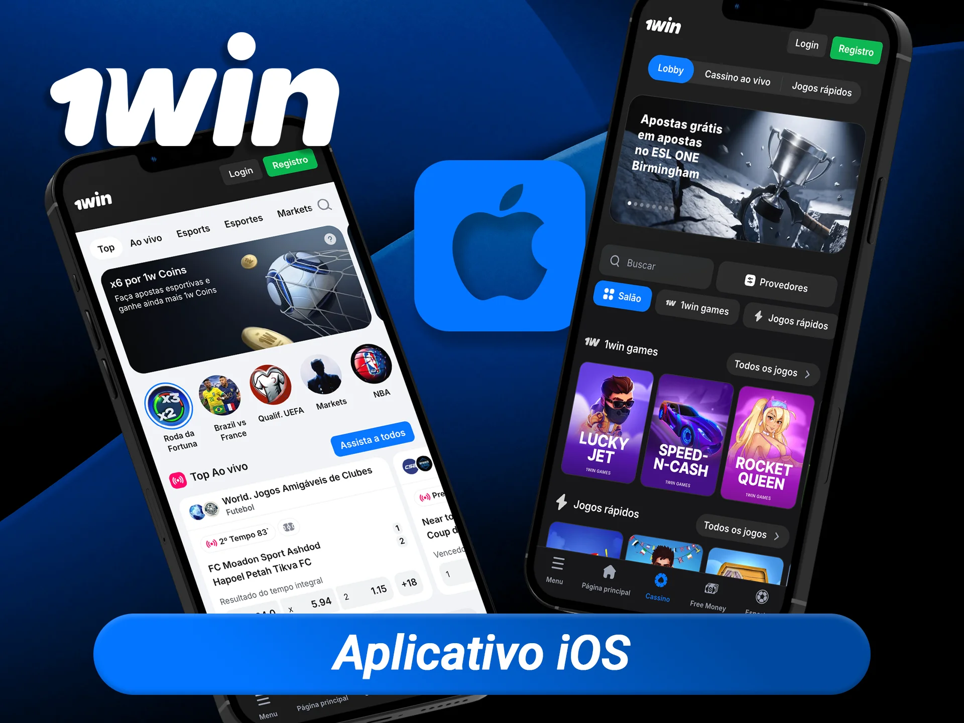 Instale o atalho do app 1win no seu iPhone ou iPad para um acesso rápido e fluido a todos os jogos de cassino e mercados esportivos.