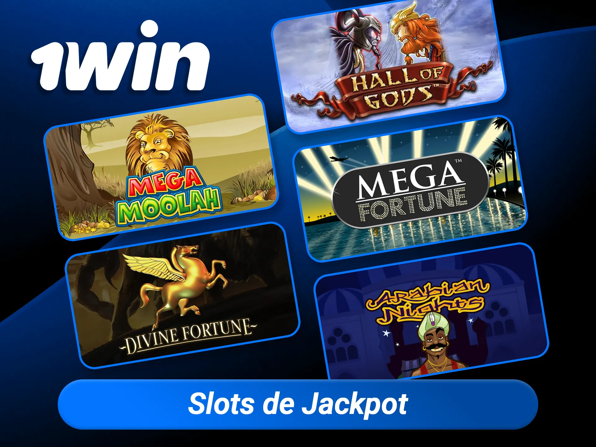 Dispute prêmios acumulados gigantescos nos slots de jackpot da 1win, onde uma única rodada pode mudar sua vida.